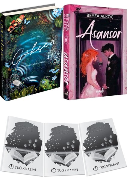 Asansör Ciltli ve Ephesus Yayınları Gökçen 1 Ciltli Loresima 2li Set + Hediyeli