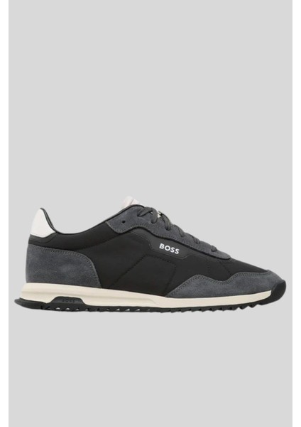 Marka Logolu Zayn Erkek Sneaker Siyah