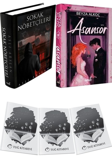 Asansör Ciltli ve Sokak Nöbetçileri 1 Ciltli Aslı Arslan 2li Set + Hediyeli