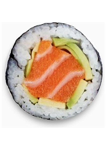 Sushi Roll Şeklinde Sarkastik Suşi Y2K Grunge Stil Rozet