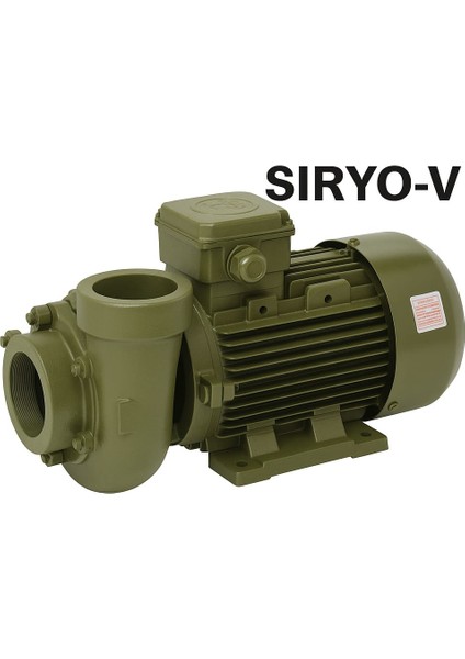 Siryo-V 4hp Trifaze Santrifüj Pompa