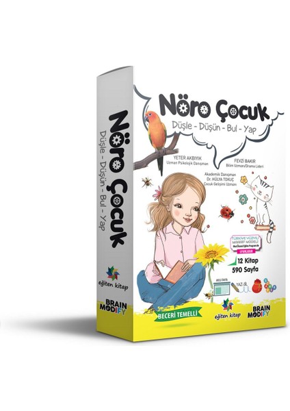 Nöro Çocuk Eğitim Seti & Düşle - Düşün - Bul - Yap modelleri