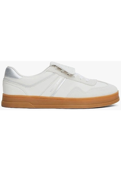 Tommy Hilfger Kadın Metalik Deri Sneaker