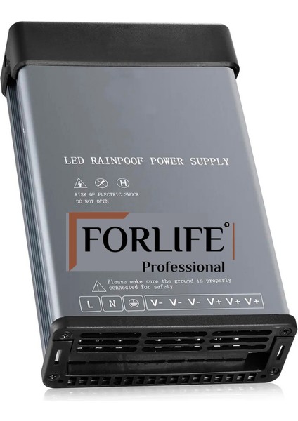 33 Amper 12 Volt 400 Watt Yağmur Korumalı LED Trafosu