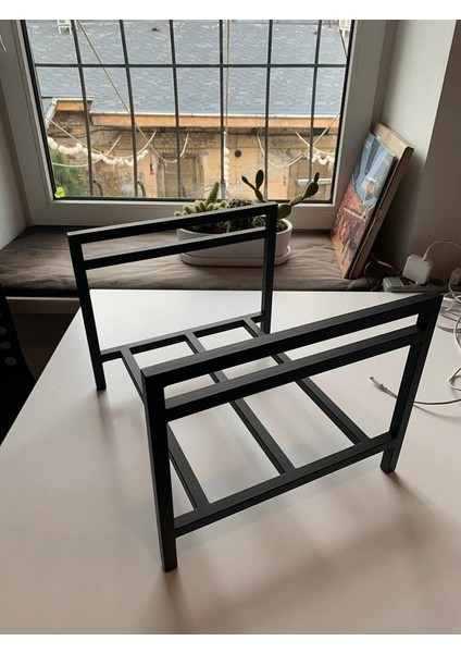 Metal Plaklık Dekoratif Dergilik Mini Kitaplık modelleri