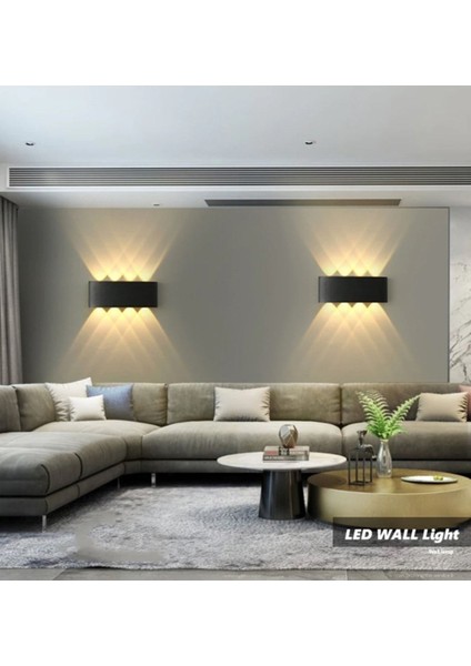 Modern Tasarım Ithal LED Aplik Iç ve Dış Ortam Kullanım Şık Görsellik Katar
