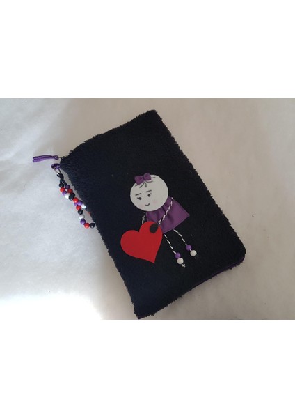 Tablet/ Ebook Çantas Kılıfı Siyah-Mor