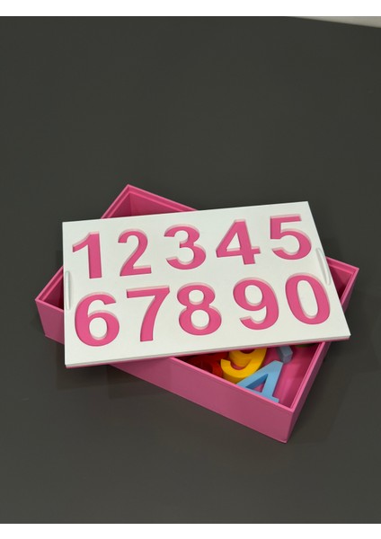 Bebek Beceri Geliştirici Rakam ve Harf Yerleştirme Puzzle Sayılar Seti fırsatları