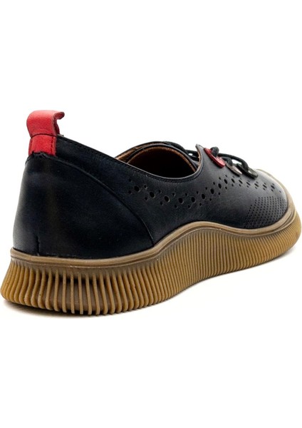 2413512Y Kadın Deri Bağcıklı Baskılı Atom Ayakkabı modelleri