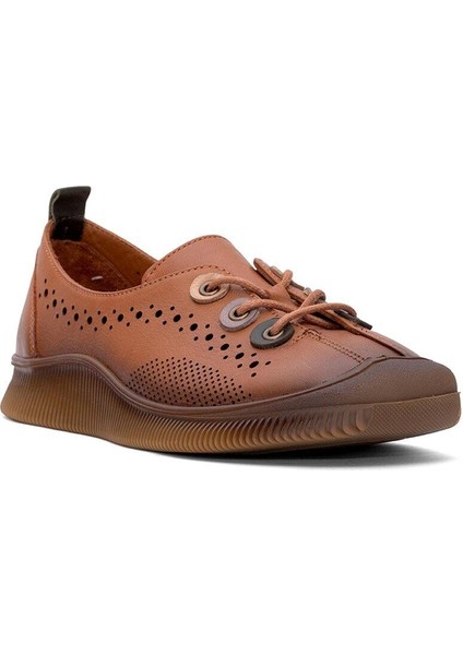 2413512Y Kadın Deri Bağcıklı Baskılı Atom Ayakkabı fiyatları