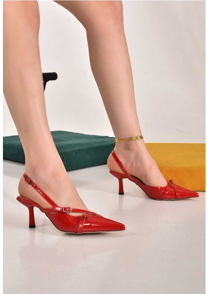 Mary Model Bantlı Kemerli Stiletto