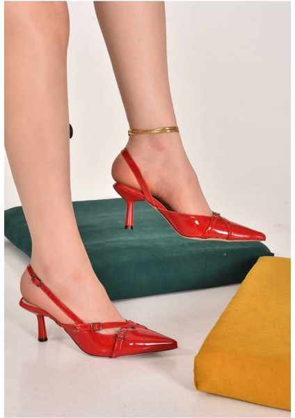 Mary Model Bantlı Kemerli Stiletto