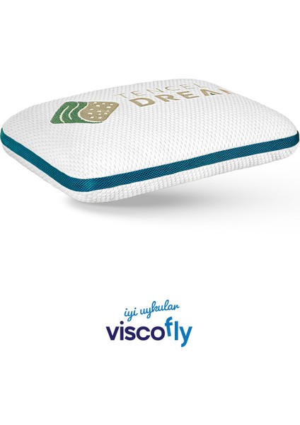 Visco Dream Climate Yastık - 57 cm * 40 cm * 12 cm - Hava Alabilen Air File Kumaşlı