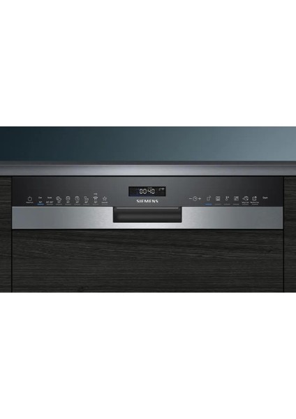 Siemens SN55ES82KT Bulaşık Makinesi Yarı Ankastre Inox