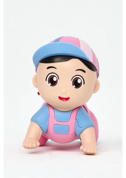 Kutulu Pilli Emekleyen Kasketli Bebek, EĞLENCELI ve Eğitici Sesli Oyuncak Bebek modelleri