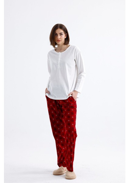 Uzun Kollu Pijama Takımı