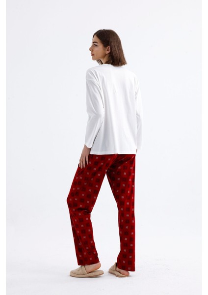 Uzun Kollu Pijama Takımı