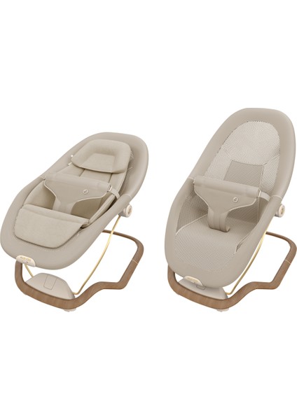 Dove Pro Dünyada İlk CloudSoft Titreşimli Sezgisel Sallanan İkonik Tasarım Ev Tipi Ana Kucağı Elegance Beige