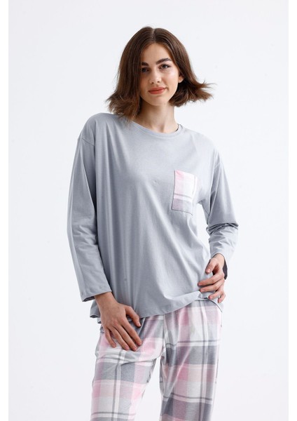 Uzun Kollu Pijama Takımı