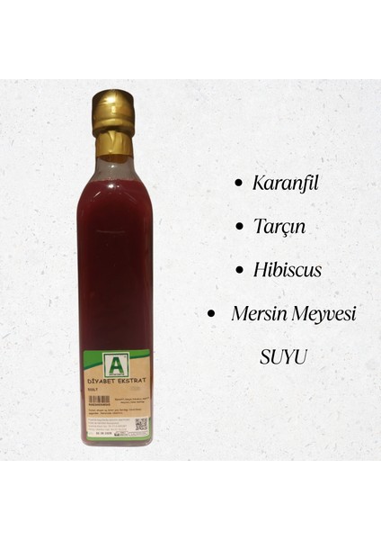 Tarçın- Karanfil- Hibiscus- Mersin Meyvesi Suyu 500 ml