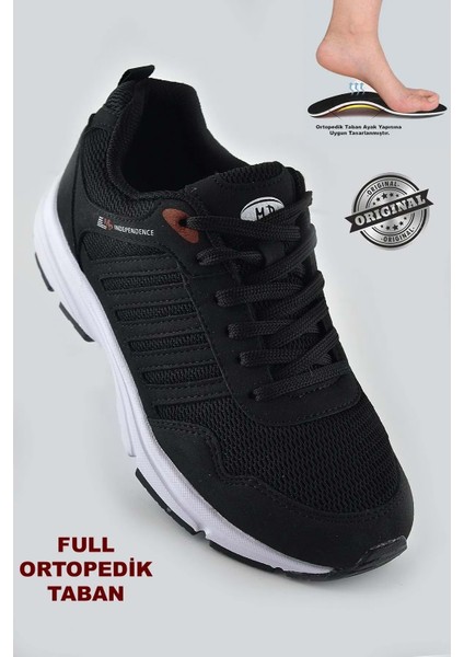 Rahat Taban Garantili Unisex Spor Ayakkabı - Siyah - 38 fırsatları