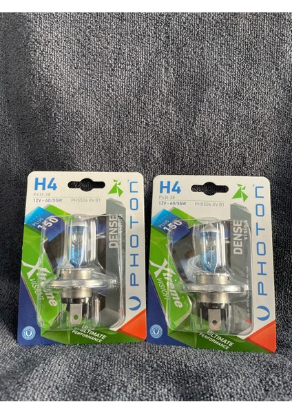 Photon H4 Xtreme Blister + %150 Fazla Işık PH5504 Xv B1 1 Adet modelleri