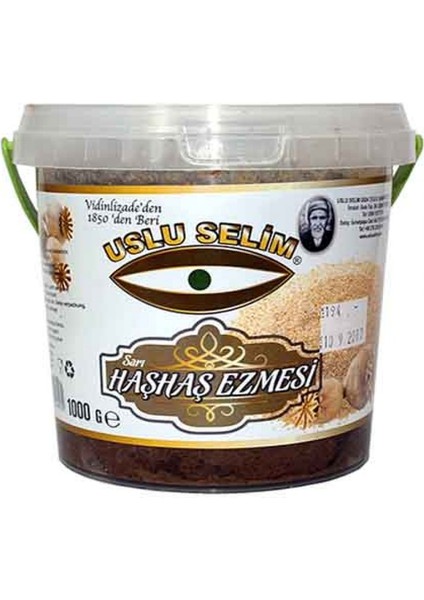Sarı Haşhaş Ezmesi 1 Kg. Uşak Yöresi