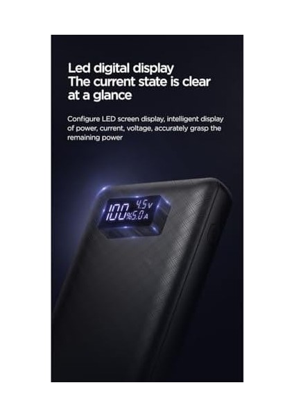 D-M225 16.000 Mah Süper Hızlı Şarj Powerbank (Siyah)