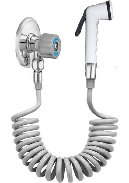 Spiral Taharet Matik Hortum Seti 250 cm (Gri)