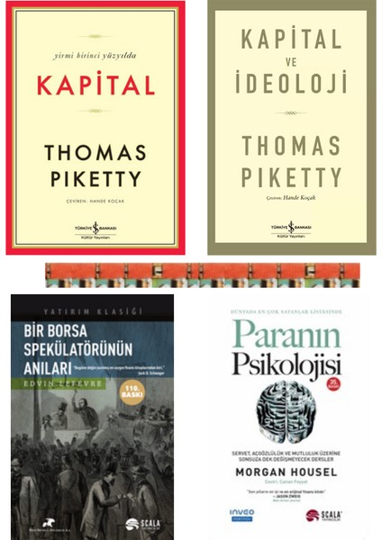 Kapital ve Ideoloji,yirmi Birinci Yüzyılda Kapital,paranın Psikolojisi,bir Borsa Spekülatörünün/4kitap