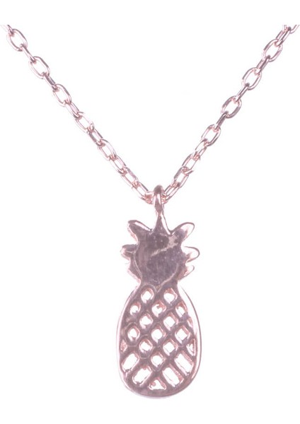 925 Ayar Gümüş Orta Ananas Kolye modelleri