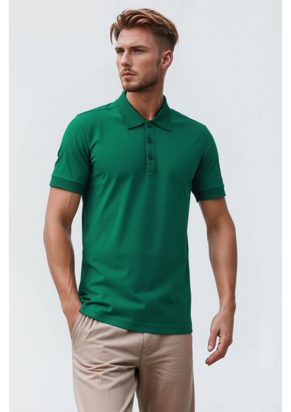 Polo Yaka Penye Tişört – %95 Pamuk %5 Likra | Iş Kıyafeti, Günlük Kullanım, Şık ve Konforlu Tasarım