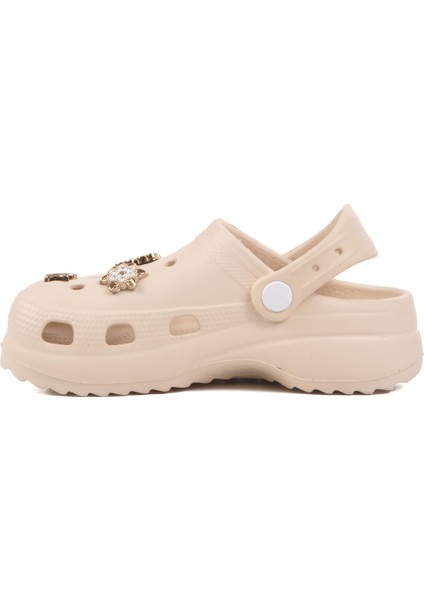 Ekru Hafif Kız Çocuk Sabo Terlik 205 F fiyatları