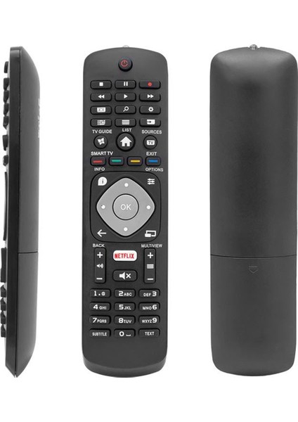 Hey Philips Uyumlu Smart Tuşlu Netflix LCD LED Tv Kumandası Uzaktan Kumanda