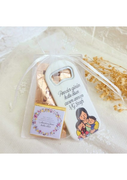 5 Adet Anneler Günü Hediyesi Açacak, Çikolata ve Kahve Set Velilere Hediye