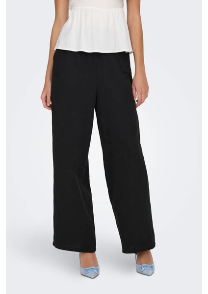 Kadın Onlthyra Belden Bağlamalı Rahat Kalıp %100 Pamuk Pantolon 15296375 Antrasit fiyatları