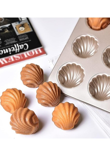 Istiridye Desenli Kek Muffin ve Kurabiye Kalıbı 26,5 X35 cm fiyatları