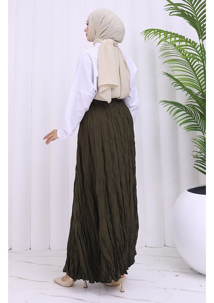 Beli Lastikli Kreş Etek 0050-02 Haki modelleri