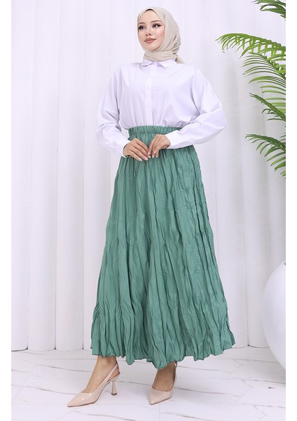 Beli Lastikli Kreş Etek 0050-10 Çağla Yeşil fiyatları