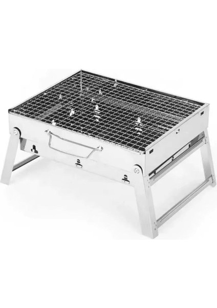 Roadtrip Portatif Katlanır Bbq Mangal Silver