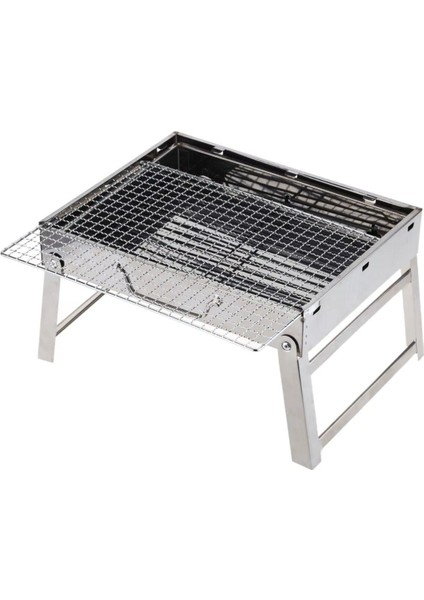 Roadtrip Portatif Katlanır Bbq Mangal Silver