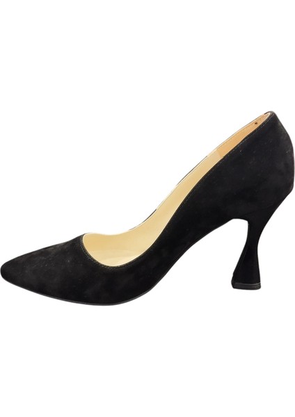 6395161Z 9 cm Topuk Boyu Süet Sivri Burun Kadın Stiletto Ayakkabı fiyatları