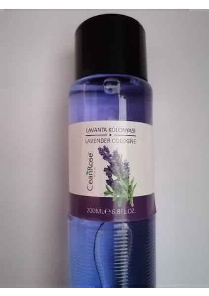 Lavanta Kolonyası Silindir Cam Şişe 200 ml