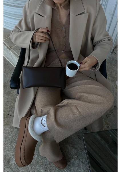 Capella Basic Acı Kahve Baget Çanta modelleri