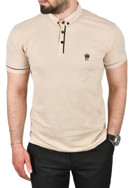 Slim Fit Dar Kesim Pamuklu Pike Kumaş Polo Yaka Tişört Nefes Alan Kıvrılmaz Polo Yaka Tişört 2503020 fiyatları