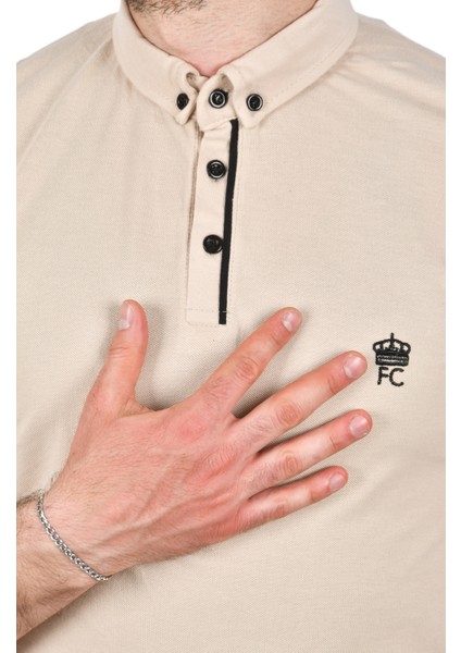 Slim Fit Dar Kesim Pamuklu Pike Kumaş Polo Yaka Tişört Nefes Alan Kıvrılmaz Polo Yaka Tişört 2503020 indirimleri
