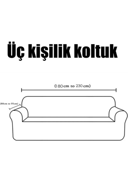 Hansarayhome Hansaray Tuğla Desen Koltuk Örtüsü Lastikli Kayma Yapmayan Çekyat Kanepe Kılıfı 1 Adet