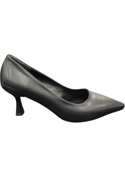 20492184Z 6 cm Kadeh Topuk Sivri Burun Kadın Stiletto Ayakkabı