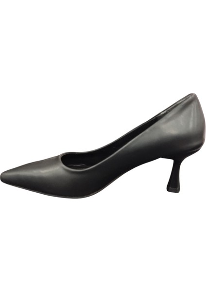 20492184Z 6 cm Kadeh Topuk Sivri Burun Kadın Stiletto Ayakkabı