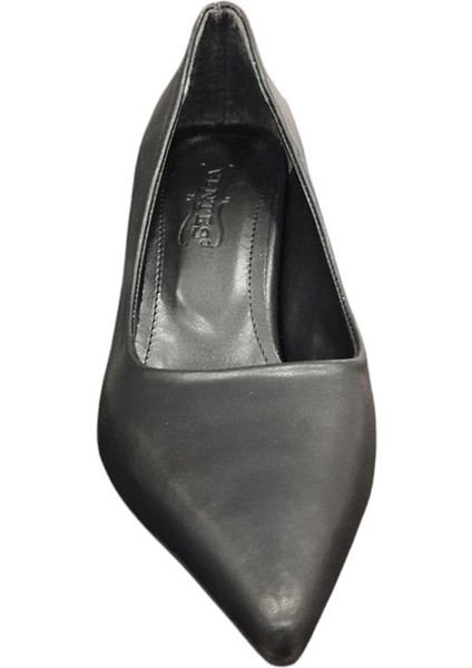 20492184Z 6 cm Kadeh Topuk Sivri Burun Kadın Stiletto Ayakkabı